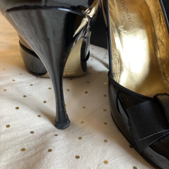 Dolce & Gabbana black patent leather peep toe heel - Picture 5 of 7